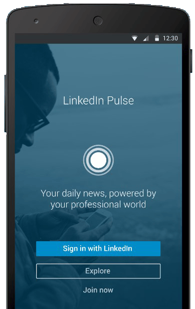 LinkedIn pulse app